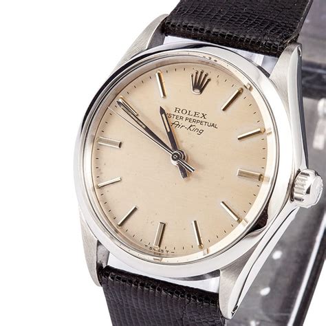 vintage stainless steel rolex air king|rolex air king for sale.